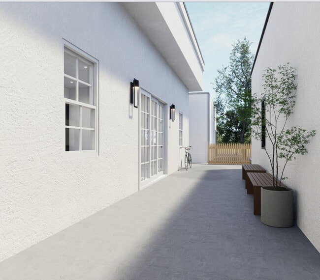 Garage Exit - 3509 S Bronson Ave Apartment Unit 1/2