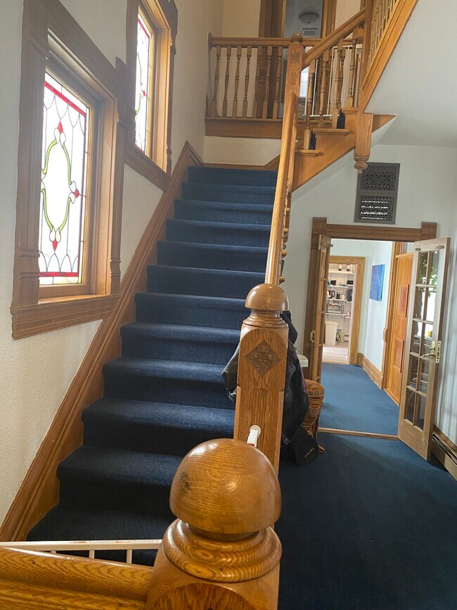 Stairs to second floor - 1612 N Pennsylvania St