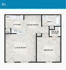 B1 570 Sq ft Floor Plan