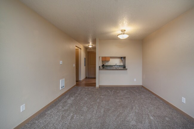 Living room to kitchen - The Cascadian in Edmonds