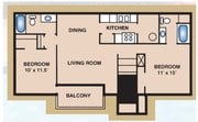 2BR/2BA