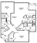 2 Bedroom / 2 Bath / 1392 Sq.Ft.