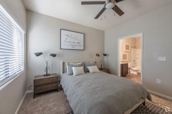 2BR, 2BA - 1197SF - Second Bedroom - South Blvd