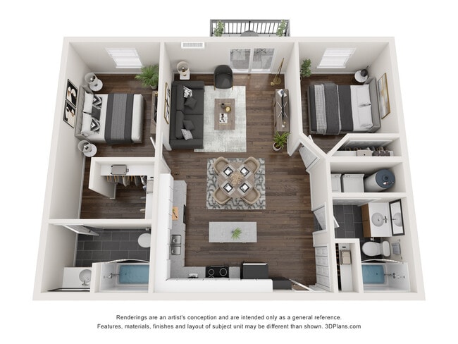 2 Bed/2 Bath - Elmview II Apartments