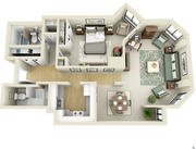 The Berkely - One Bed 1.5 Bath
