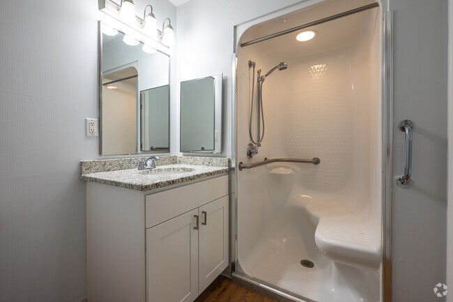 Studio - 600SF - Bathroom - Serenity Apartments at Brewster