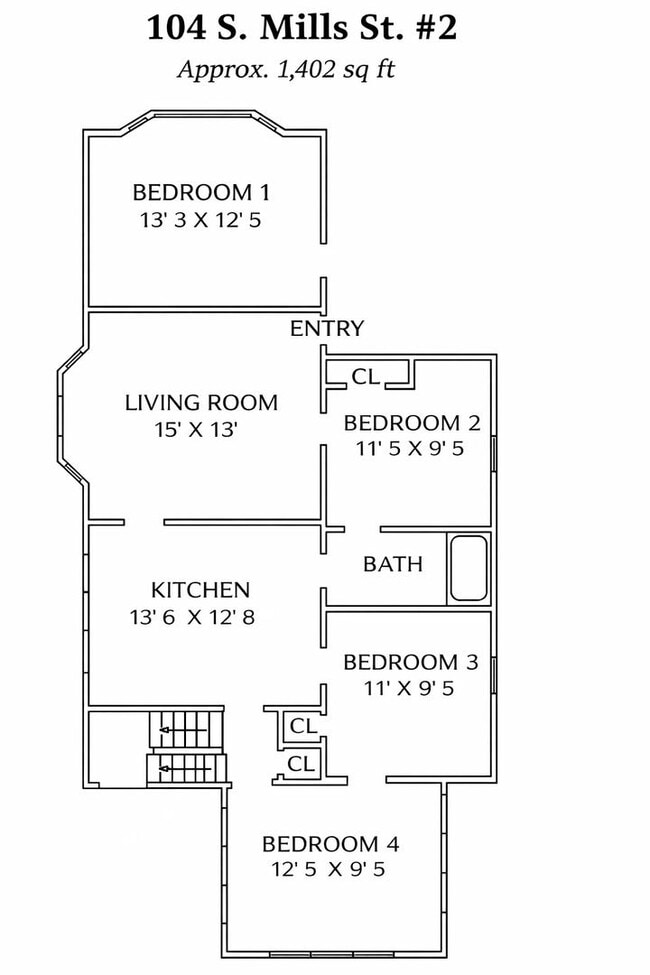 104 S Mills St Unit Entire Building
