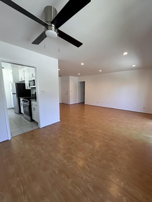 Living room to kitchen