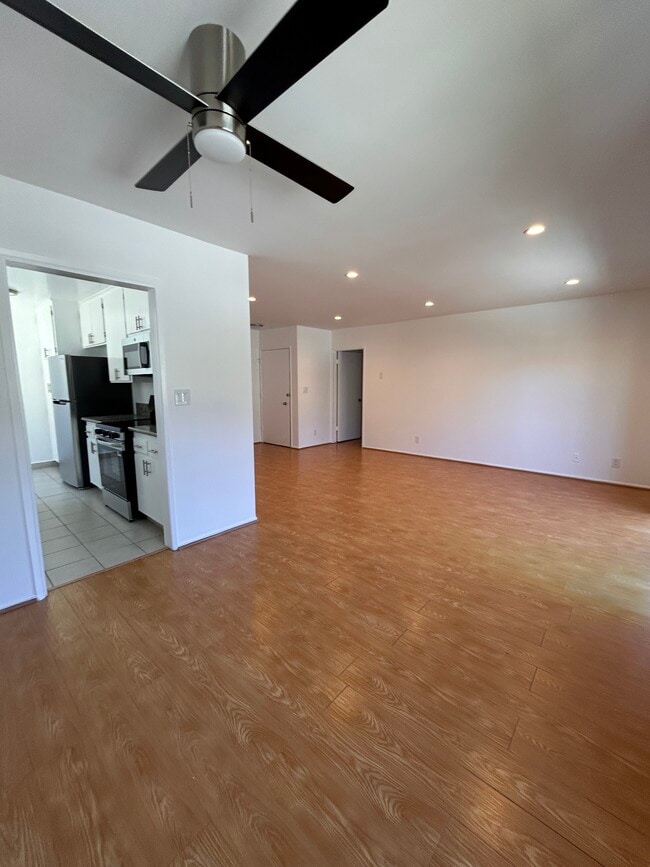 Living room to kitchen