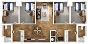 4 Bedroom 2 Bath