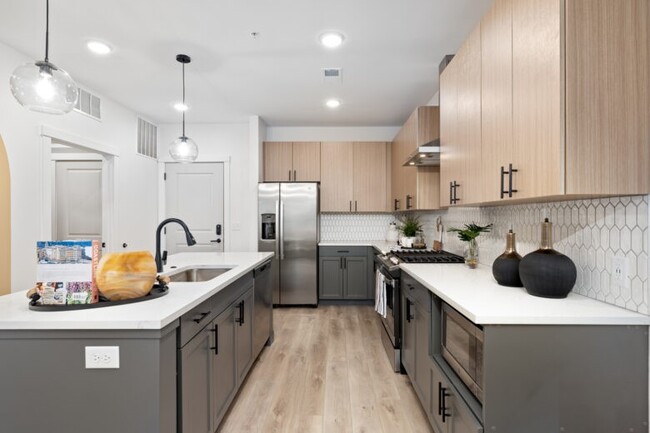 Two-Bedroom Kitchen - The Caswell at Runnymeade Apartments