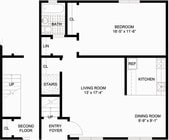1BR/1BA
