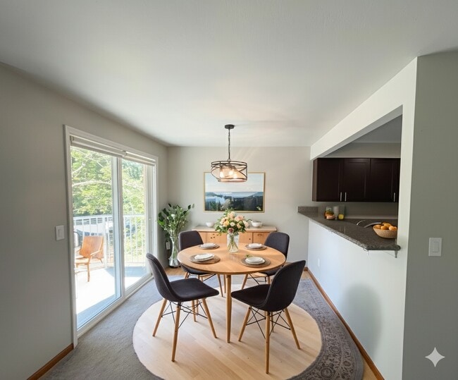 dining area with room for counter stools - 280 NW Holly St Unit #6