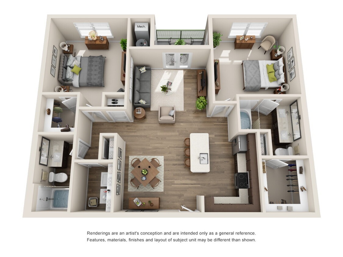 Floor Plan - B2-2x2