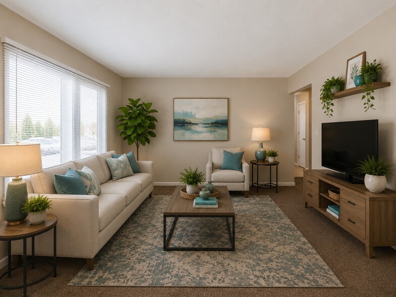 Garden View Living Room