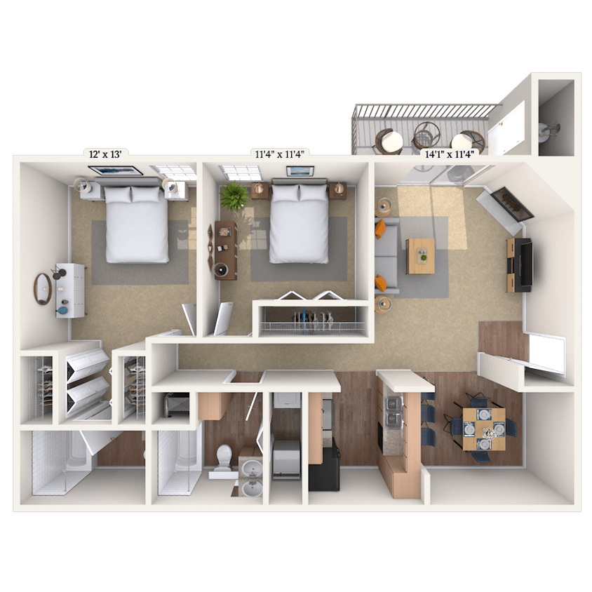 Floor Plan - The  Belmont