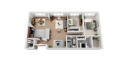 Two Bedroom Open Layout