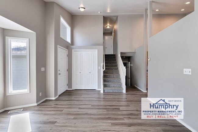 Photo - 3 Bedroom/2.5 Bathroom/2 Car Garage, 1,574 Sqft in the Landing Subdivision. Living Room/Dining Ro...