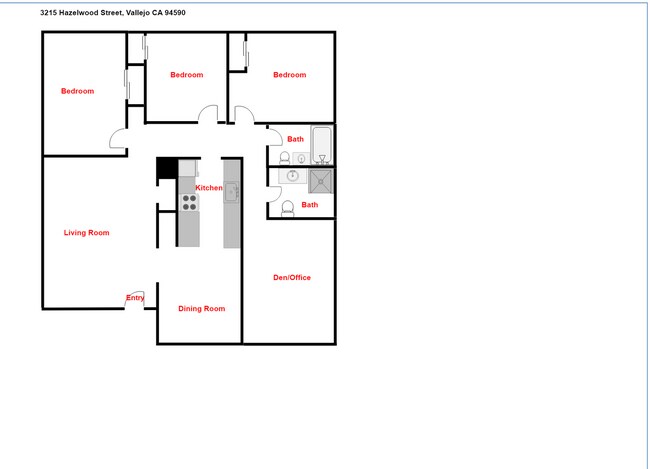 Photo - Remodeled 3 Bedroom, 2 Bath Home