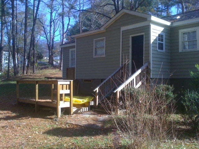 Back yard - 4001 Clement Rd