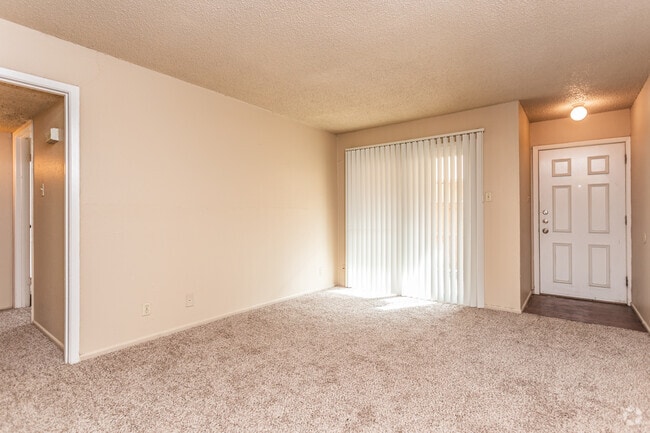 1BR, 1BA - 812SF Living Room - Broadway Place