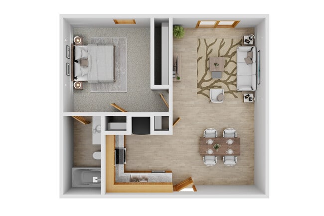 620 Sq Ft - Wessex Apartments