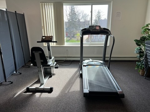 Fitness area in Community Room