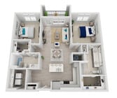 B1 floor plan Aquatera