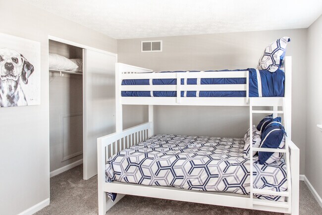 Second bedroom/office with large closet