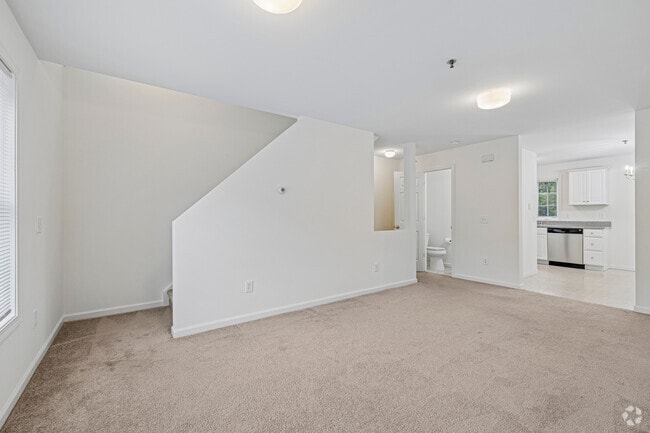1BR, 1.5BA -714SF - Living Room - Orchard Place