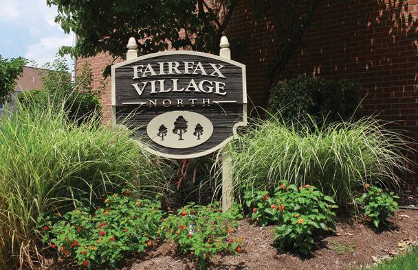 Entrance Sign - Fairfax Village Apartments