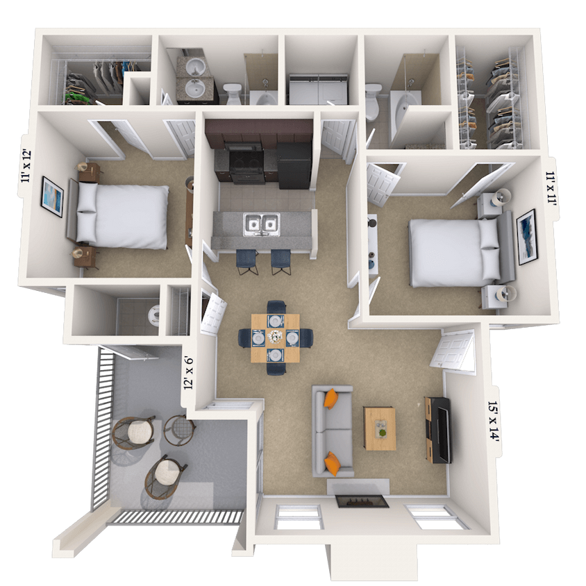Floor Plan - The Inverness