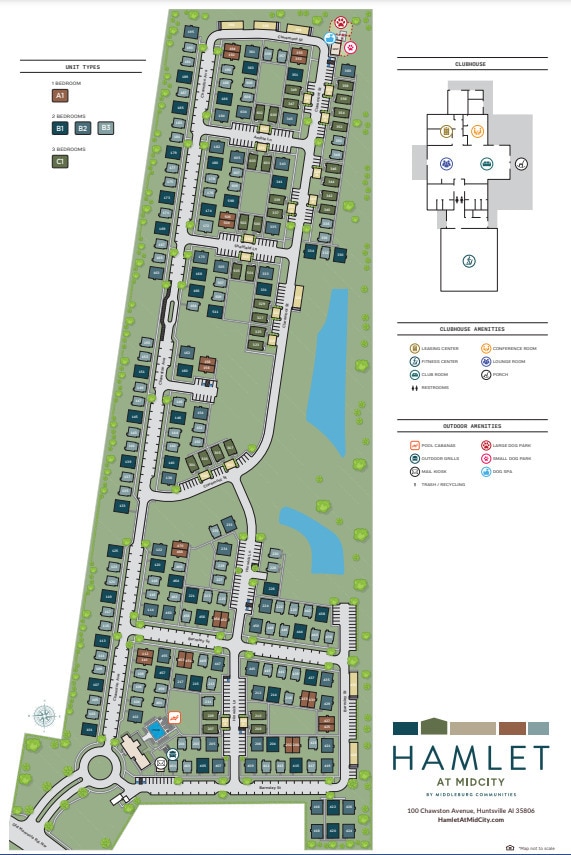 Hamlet at Midcity Apartments Houses for Rent Huntsville, AL