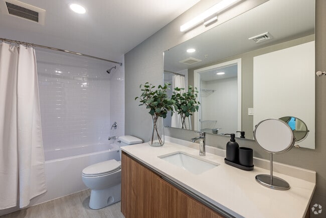 1BR, 1BA - 609SF - Bathroom