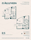 R8 floor plan ALLUVION LAS OLAS