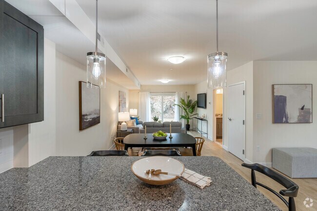 View From Kitchen to Living Room