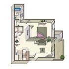 1BR/1BA