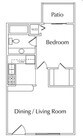 1BR/1BA