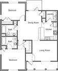 2BR/2BA