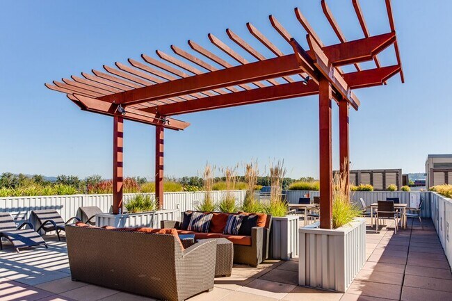 Relájate con una copa de vino en la terraza de la azotea - The Matisse