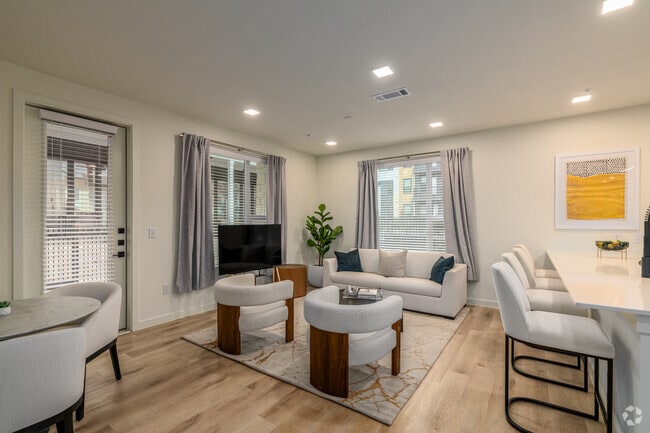 2BR, 2BA - 1231SF - Living Room - Azola Avery Centre