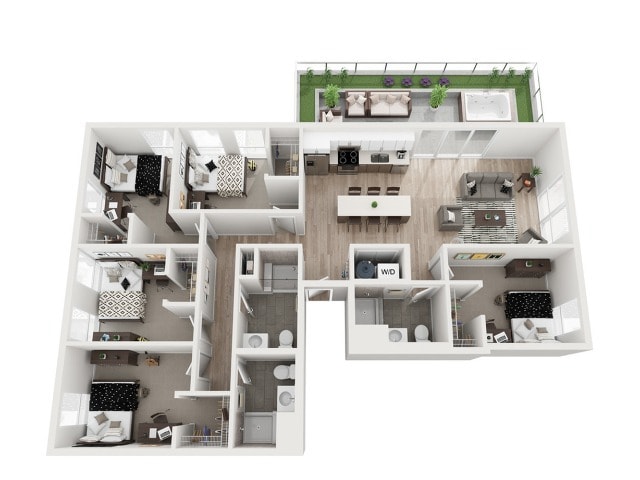 5 Bed 3 Bath Large - 5 Bed 3 Bath Large