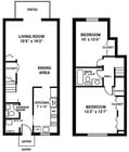 2BR/1BA