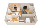 A1: 1BD | 1BA | 486 SF