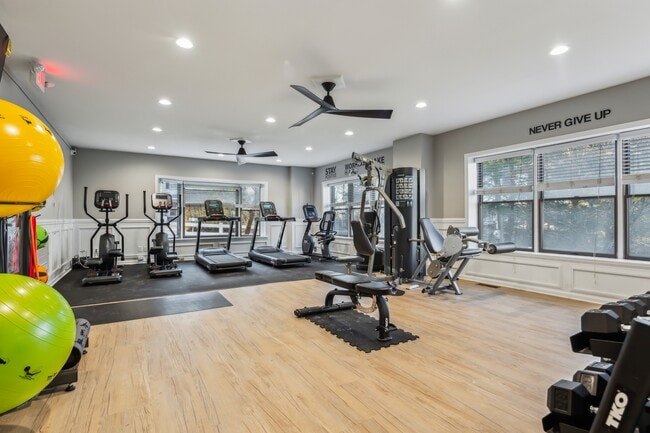 Elevate your fitness routine in our state-of-the-art gym at Eagle Rock Apartments at Mohegan Lake. Unwind and train in a spacious, modern space designed for your active lifestyle. Take the next step toward a healthier you today!