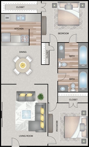 2 bedroom