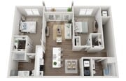 Floor Plan 2D | Seasons at Plainfield | Apartments in Plainfield, IL