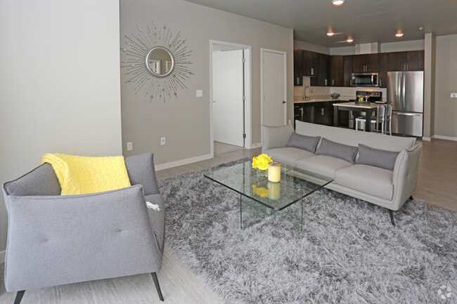 2HAB, 2BA, modelo - 900 ft² - Lakeside Flats