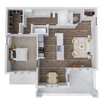 A1XR floor plan Republic House at Frisco Bridges
