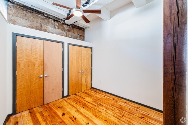 2BR, 2BA - 968SF - Second Bedroom - Smokehouse Lofts